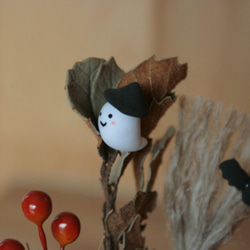 【1点限定作品】ハロウィンガロンのティーパーティー2021秋＊粘土 3枚目の画像