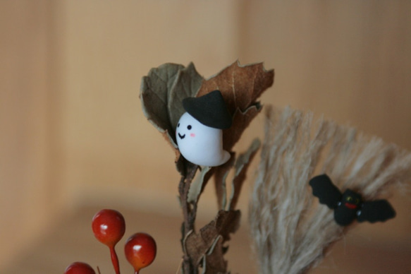 【1点限定作品】ハロウィンガロンのティーパーティー2021秋＊粘土 3枚目の画像