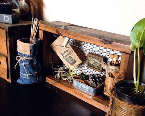 アンティーク風　飾り棚 f8e01d9ae050eb39d2c676928264ea