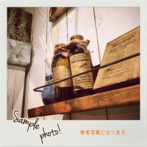 本麻　絣　リメイク　アンティーク 年代物の蚊帳リメイク 綿 麻混紡 パイピング付きベスト ジレ
