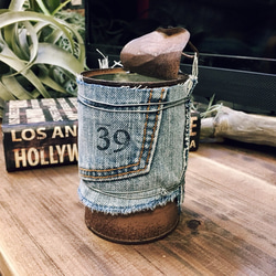 リメイク缶　デニムコラージュ 1_f10154f87add415376d6b8019c02