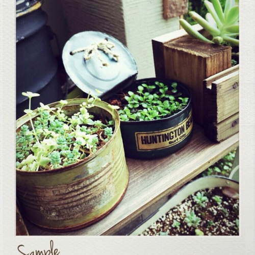 NEW》デニムmixリメイク缶☆JUNKティスト☆No.1979 その他インテリア