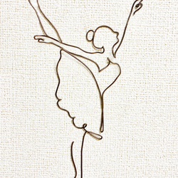 ビーグルのワイヤーアート ウォールステッカー・ウォールデコ