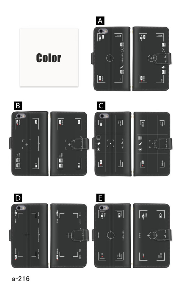 受注製作 カメラ 写真 スマホケース 撮影 ユニーク 個性的 スマホ 手帳型ケース カードポケット ミラー ストラップ穴 2枚目の画像