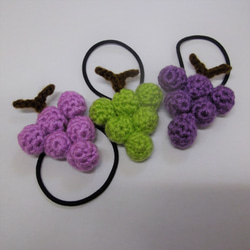 ヘアゴム　あみぐるみ あみぐるみヘアゴム、値引きでminneに出品します | 虹色工房～かぎ編み