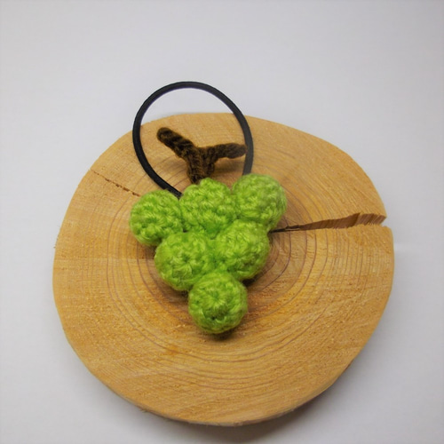 出品セール♡】A-104♡ぶどうのヘアゴム 秋