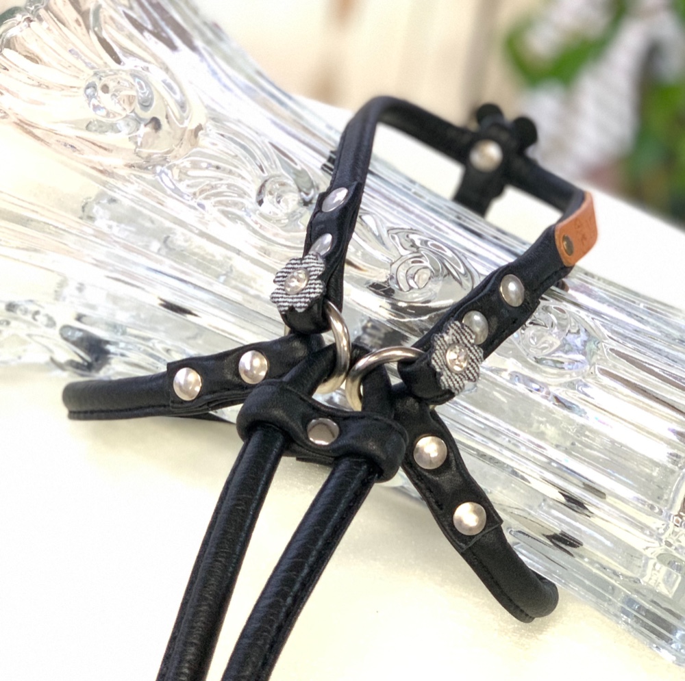 小型犬〜中型犬用　MEARISオリジナル本革ハーネス