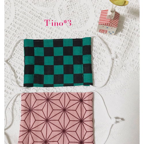 再販55! 新柄追加♡ 選べる2枚セット⭐️こども用マスク ダブルガーゼ