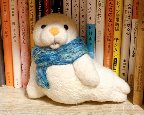 アザラシのぬいぐるみ 羊毛フェルト sea doggo 通販 11591936｜Creema