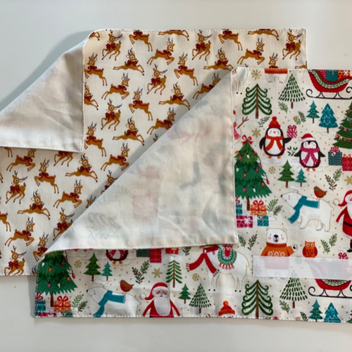 ランチョンマット両面 クリスマス 幼稚園 入園グッズ 男の子 女の子