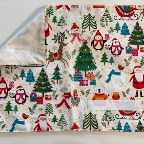 ランチョンマット両面 クリスマス 幼稚園 入園グッズ 男の子 女の子