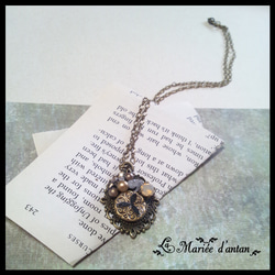 ヴィンテージシャネルボタンのネックレス ネックレス