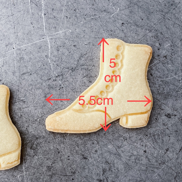 アンティークブーツのスタンプクッキー型 4枚目の画像