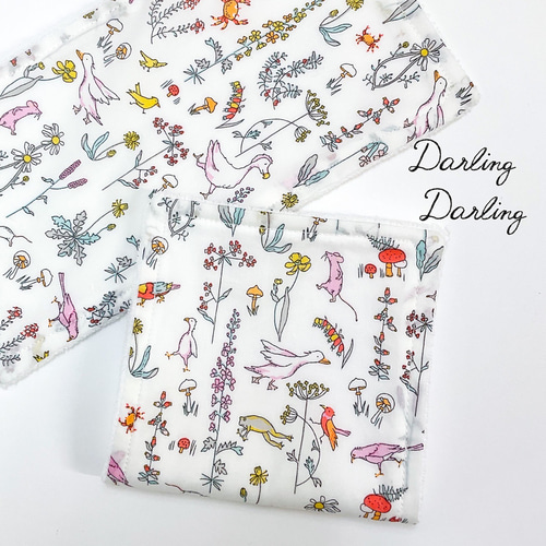 ハーフハンカチ リバティ セオ（ピンク） 雑貨・その他 EMi【プロフ