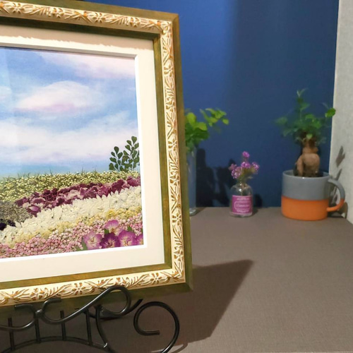 押し花額 花畑 その他インテリア雑貨 Mugi 通販 11245981｜Creema