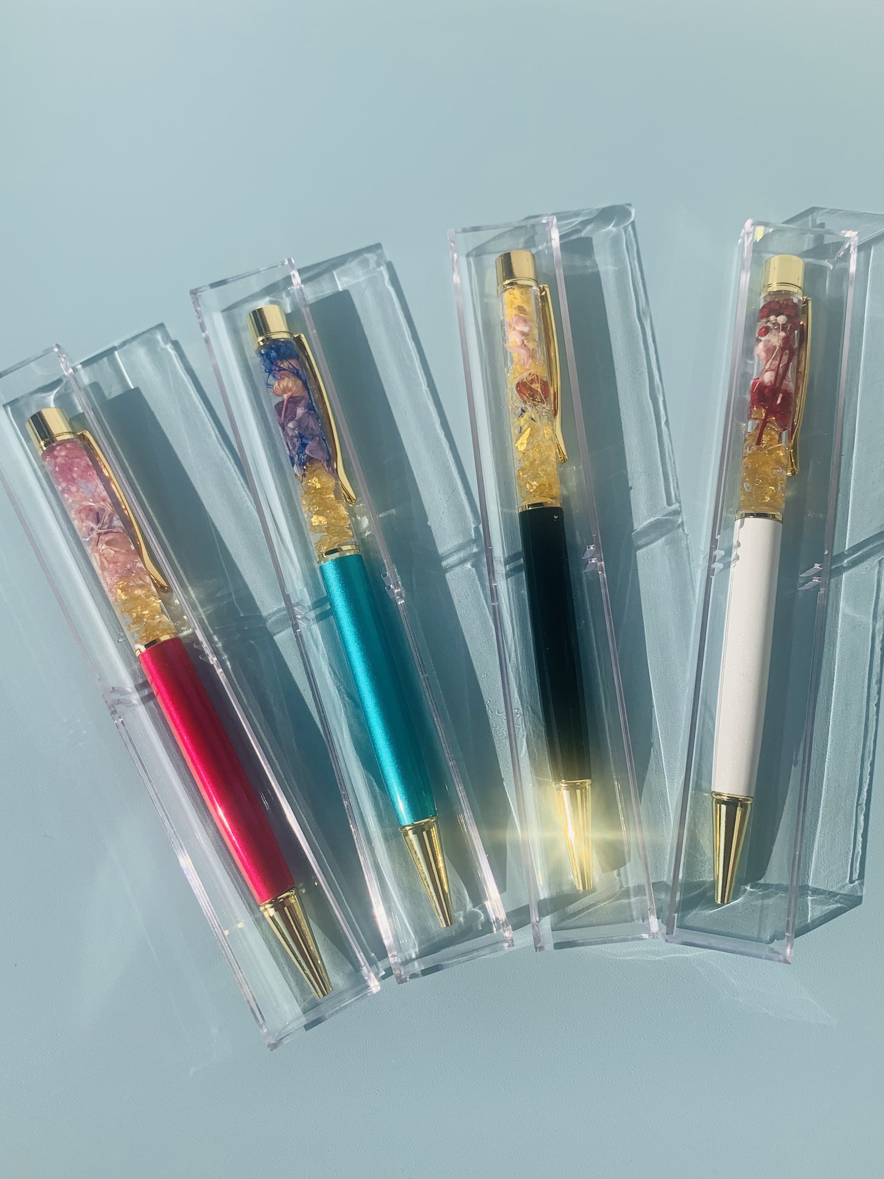 ペットの遺骨メモリアルボールペン4本セット