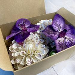 《送料無料》成人式・結婚式・髪飾り造花ダリア 6枚目の画像