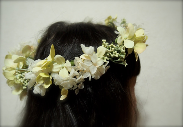 春の妖精の花冠　【YHK1004】 1枚目の画像