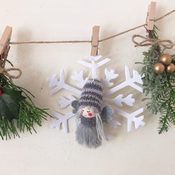 再販！★クリスマス ★雪の妖精　ガーランド ナチュラルガーランド　フレッシュグリーン　 5枚目の画像