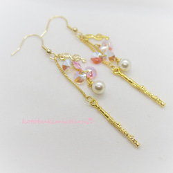 春色♡フルートピアス ピアス（フック・チェーン） KOTOBUKIMICHIRU 