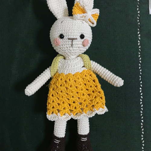 あみぐるみ　ハンドメイド　ぶたさん　うさぎさん　　【オーダー商品】ゆっこ あみぐるみ ブタちゃん 編みぐるみ プレゼント ハンドメイド