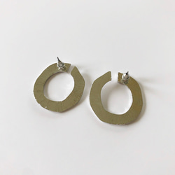 Vintage Round Earrings Silverビンテージ ラウンドピアス シルバー 2枚目の画像