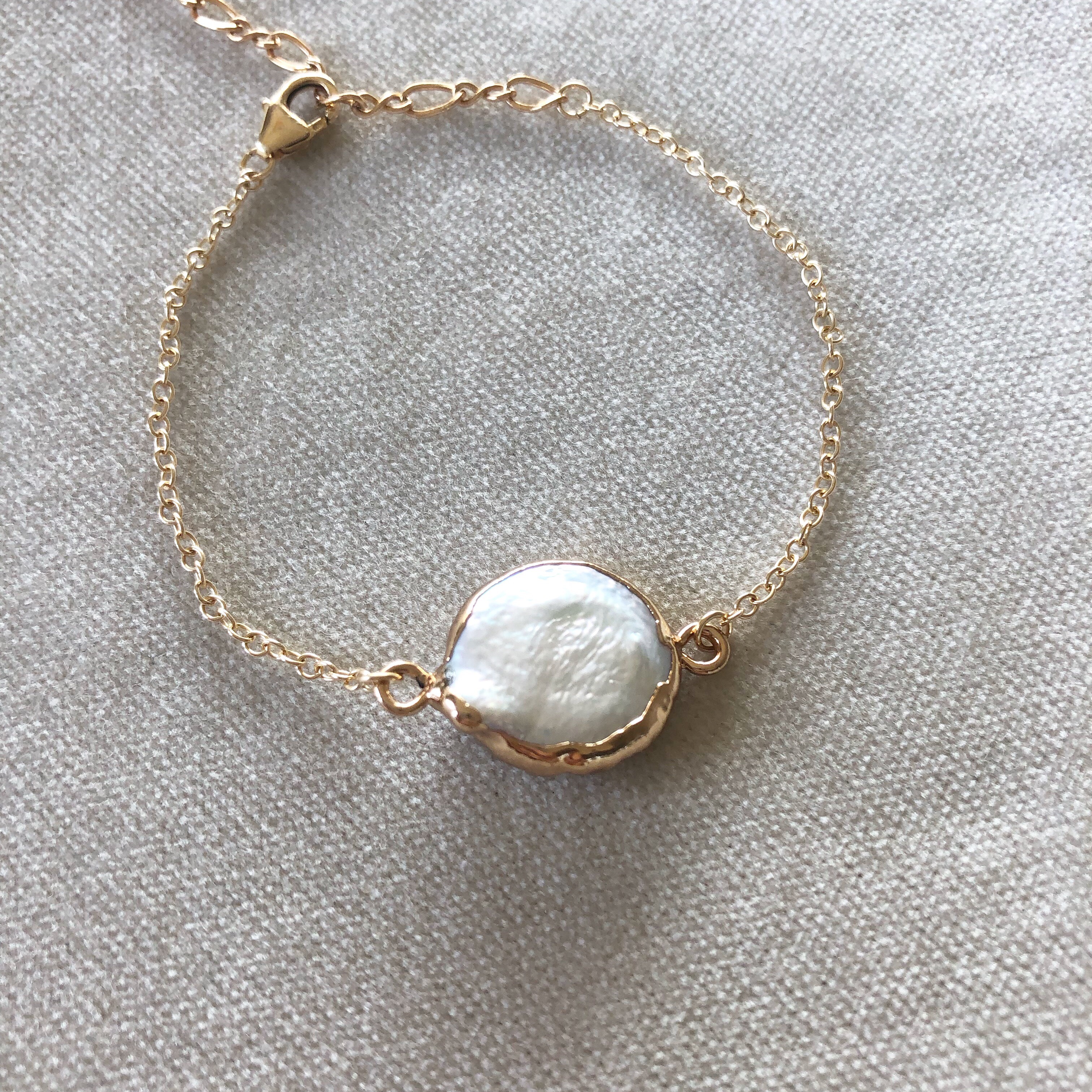 Fresh Water Pearl bracelet 淡水パールブレスレット