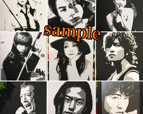 影1色アート♥︎切り絵オーダー受付ページ 切り絵 mei_chan 通販