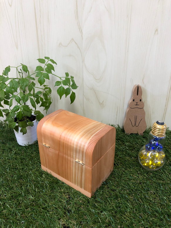 木製トレジャーボックス 2枚目の画像