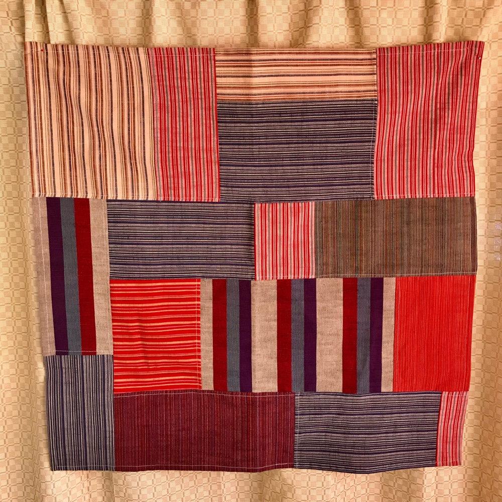 会津木綿のタペストリー