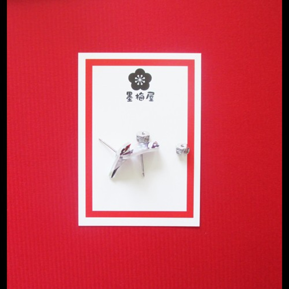 [促銷 770 日元 → 550 日元] 櫻花麻雀耳環 1 第2張的照片