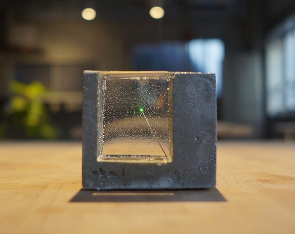 液体オブジェ LEDリラックスオブジェ。 “akari 03”(グリーン) ペン・筆記用具