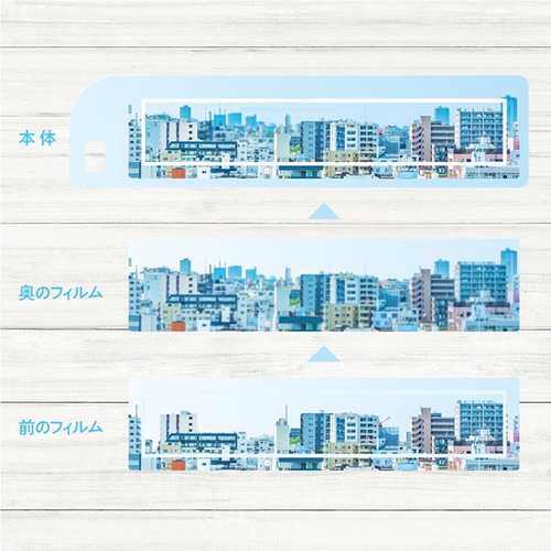 キーホルダー “SCENE”〜City〜 キーリング heyamidori 通販