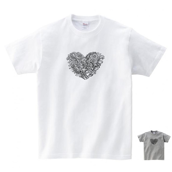 【在庫サイズは即発送】メンズ・レディース・キッズサイズ有★Blooming Love Ｔシャツ 1枚目の画像