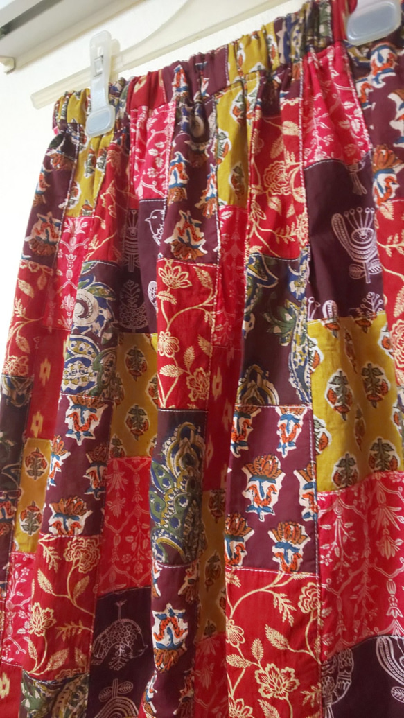 インド綿のロングスカート・マキシスカート 3枚目の画像
