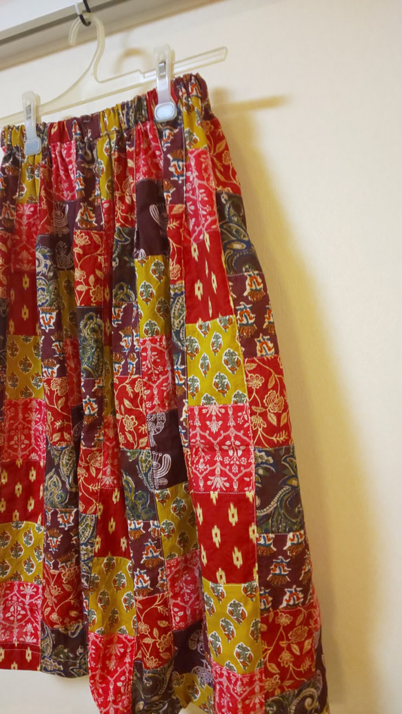 インド綿のロングスカート・マキシスカート 7枚目の画像
