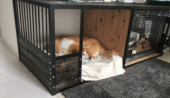 アイアン　ペット　ケージ　受注生産 小傷 溶接スパッタ