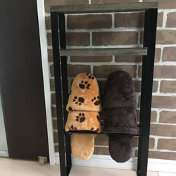 【再販※受注生産】 アイアン　スリッパラック 4枚目の画像