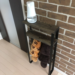 【再販※受注生産】 アイアン　スリッパラック 5枚目の画像