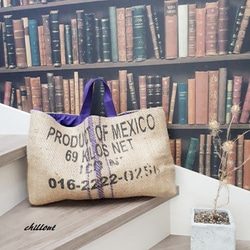 Coffee Hemp Bag：PROJECT OF MEXICO【0134】 2枚目の画像