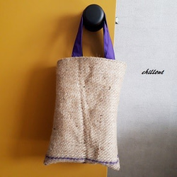 Coffee hemp Bag：Mini①【0132】 2枚目の画像