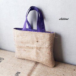 Coffee hemp Bag：Mini②【0133】 8枚目の画像