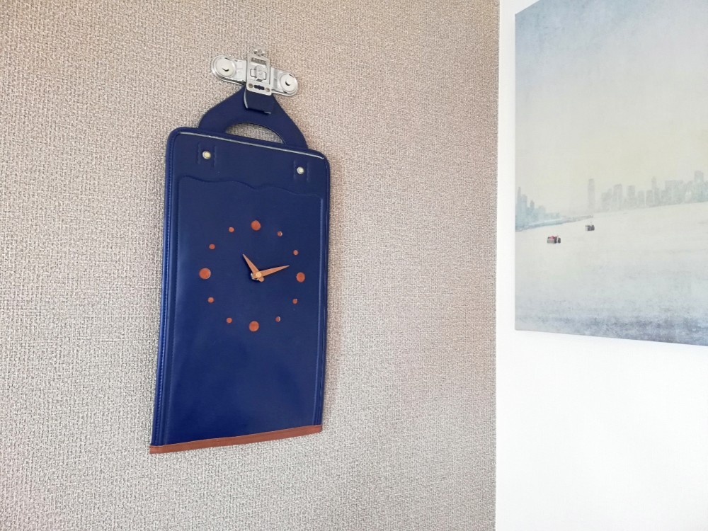 【掛-kakeru- シリーズ】Wall Clock blue