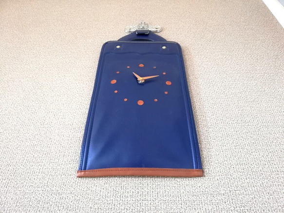 【掛-kakeru- シリーズ】Wall Clock blue 7枚目の画像