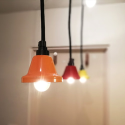 Pendant Light「Music Bell」Orange 2枚目の画像