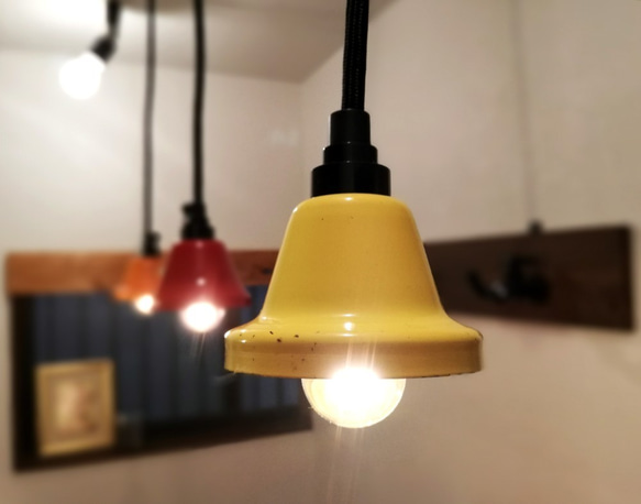 Pendant Light「Music Bell」Orange 4枚目の画像