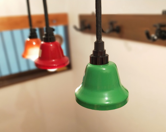 Pendant Light「Music Bell」Green 3枚目の画像