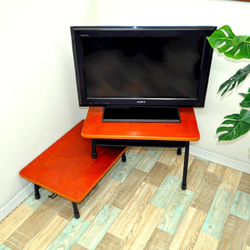 学校机を伸縮自在のテレビボードに（アップサイクル） 5枚目の画像