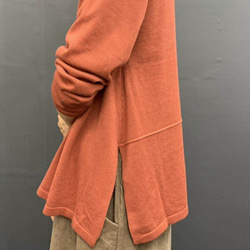 春 ラウンドネック長袖セーターカーディガンセーターコート レディース シャツ ゆるい 4枚目の画像