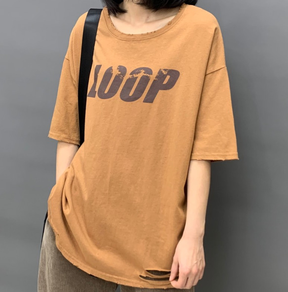 春夏 多色 半袖Tシャツ ラウンドネックTシャツ  レディース トップス コットン シャツ ゆったり　 7枚目の画像